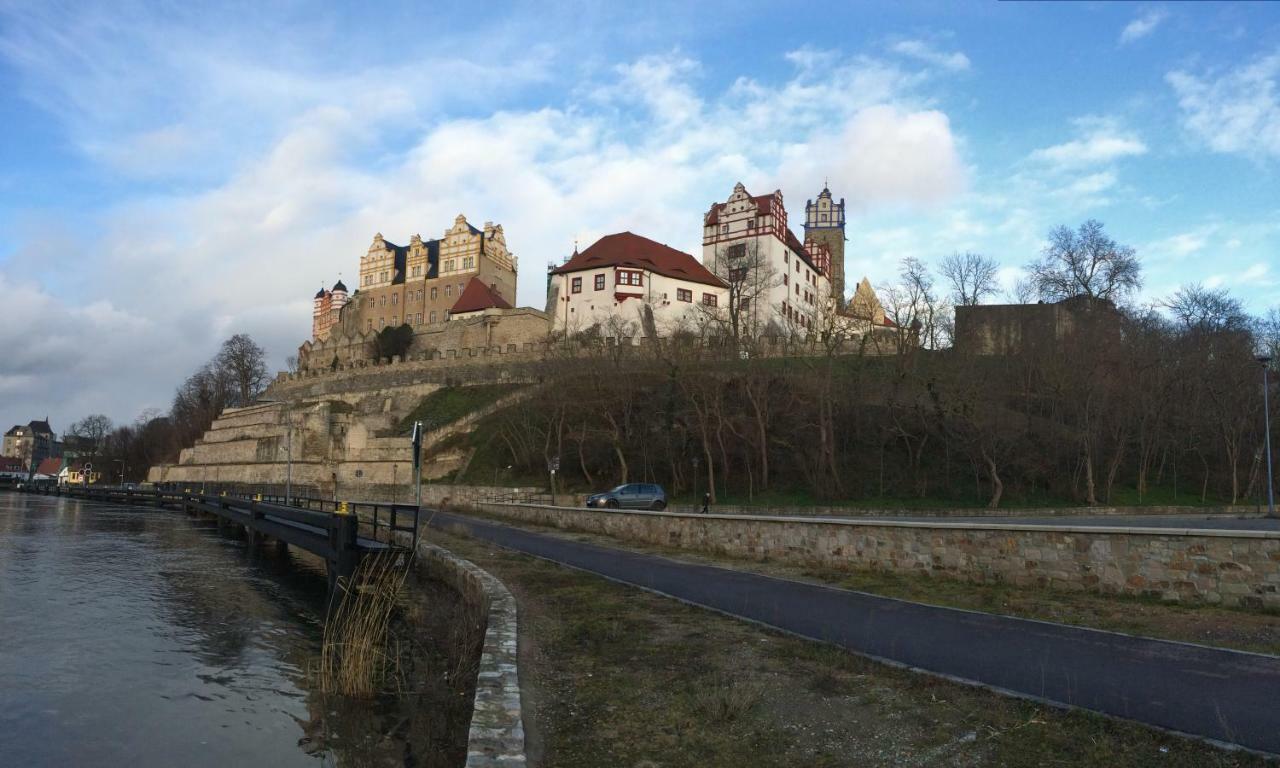 Zimmervermietung Barth Bernburg Exteriör bild